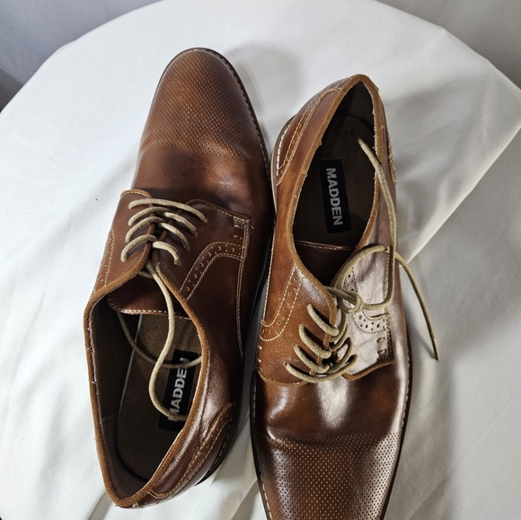 Madden Mens M-alk Leather Shoes 11 - Picture 2 of 9